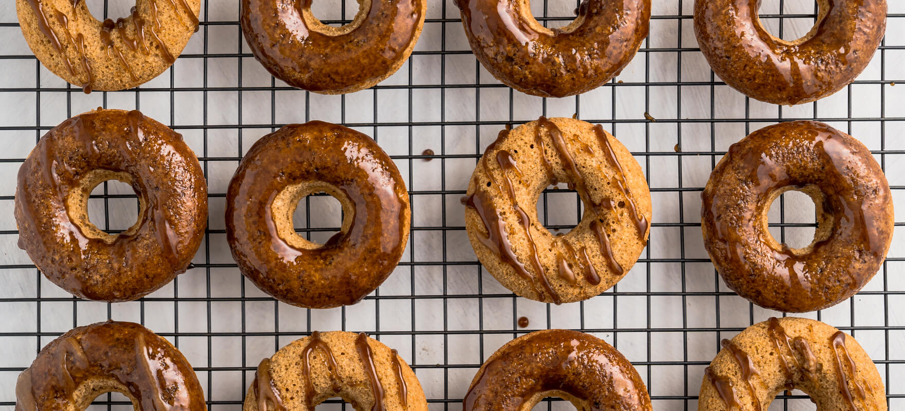 Baked chai donuts
