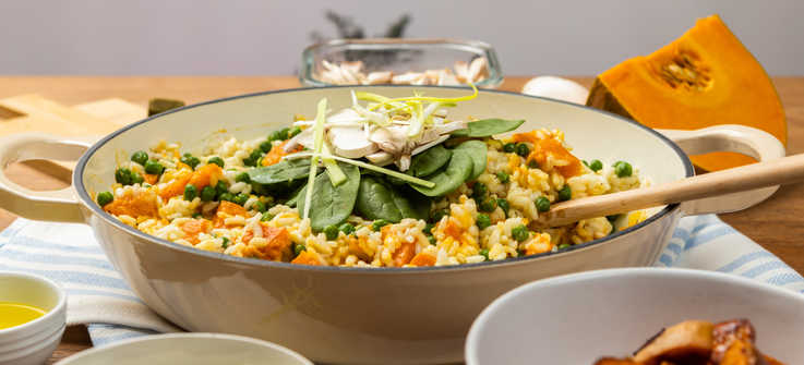 Oven baked risotto