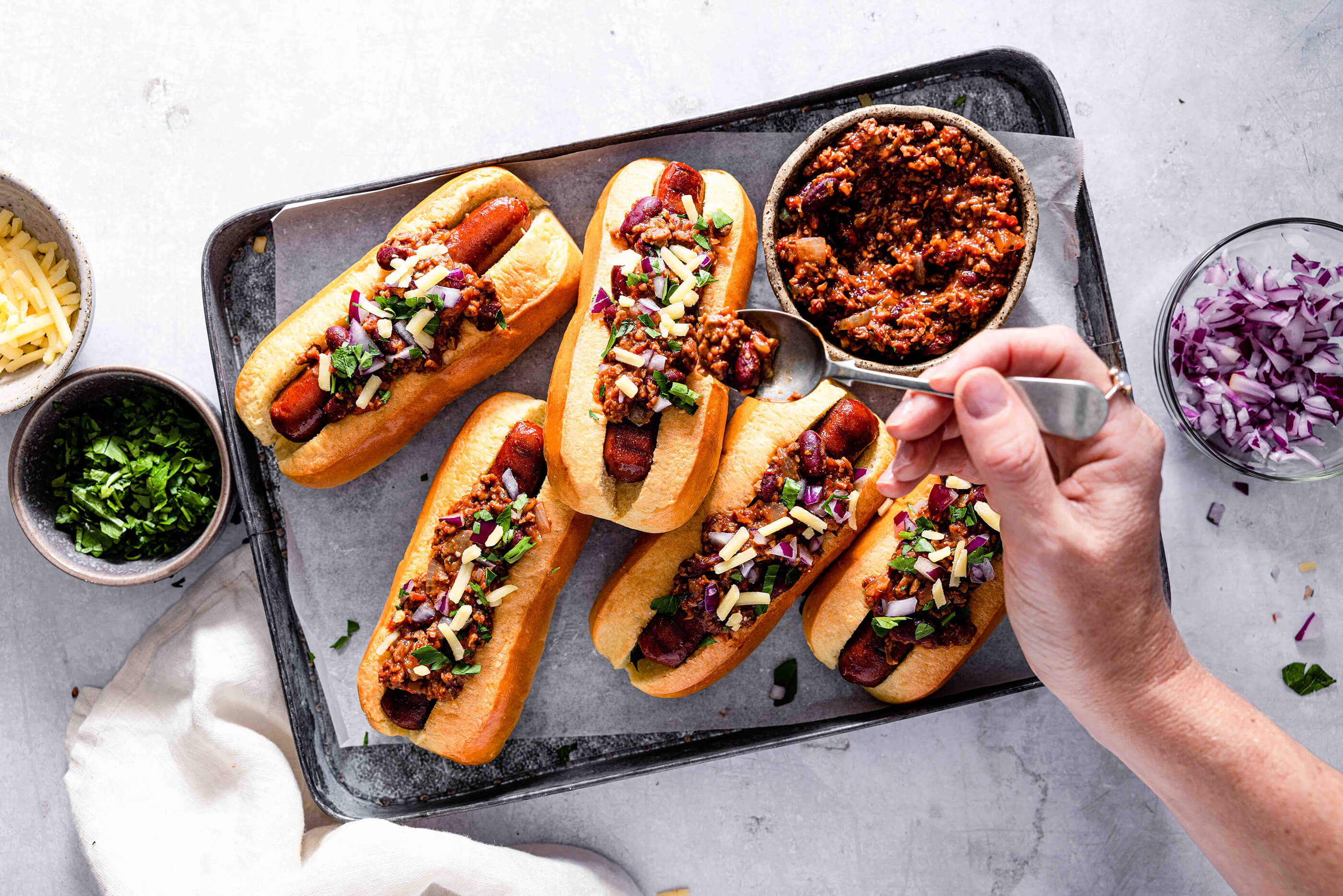 Fully Loaded Chilli Dogs