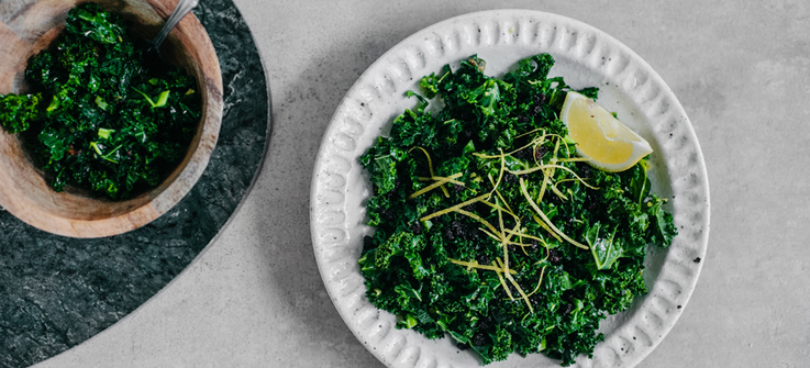 Simple sauteed kale