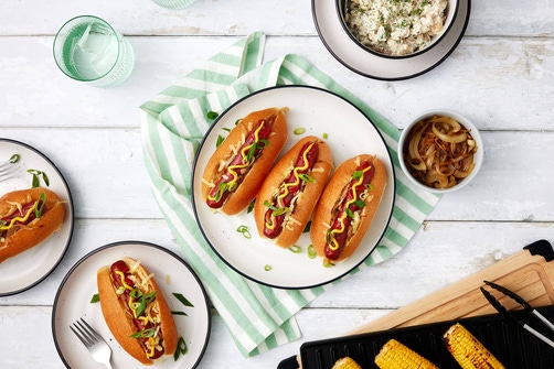 Classic hot dogs