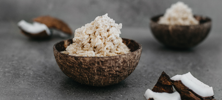 Coconut brown rice