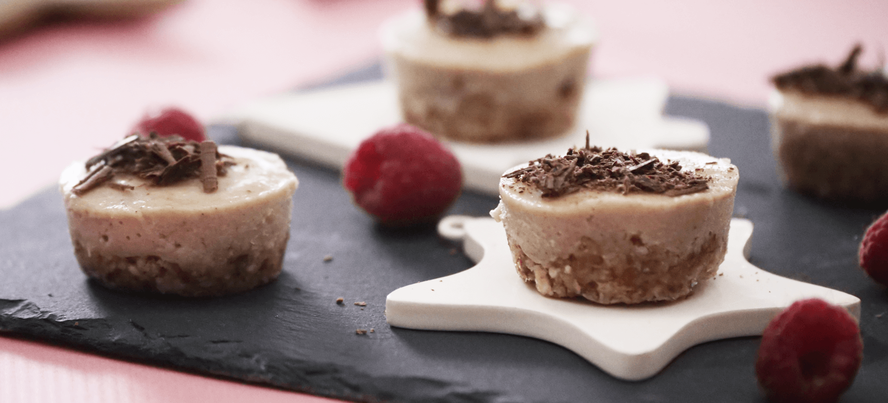 Mini gingerbread cheesecake