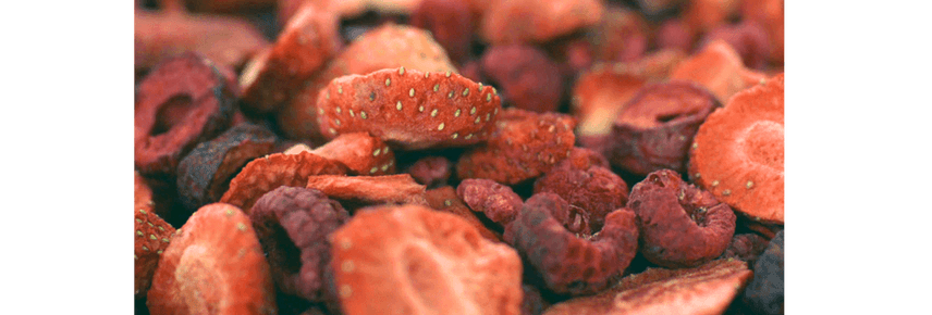 Freeze-dried berries from Germany