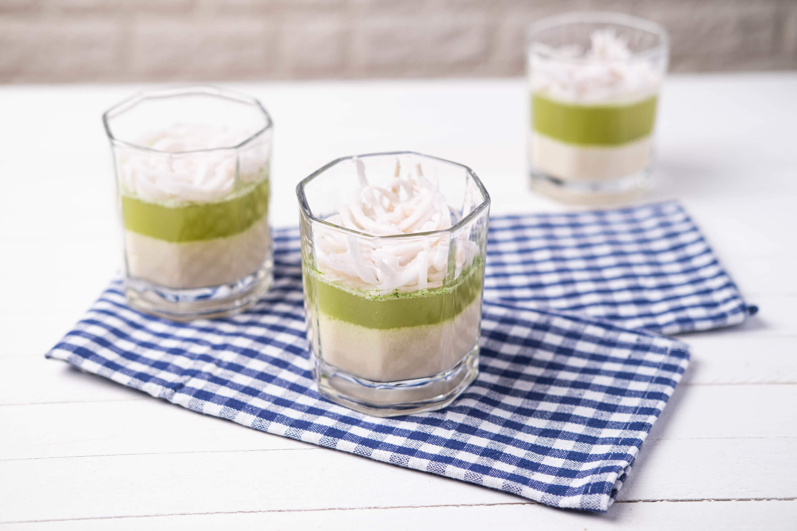 Pandan Coconut Jelly