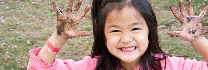 Why getting dirty is good for kids