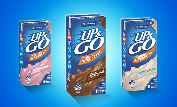 Minum UP&GO™ untuk jenis energi yang tepat!