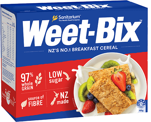 Weet-Bix™ is New Zealand's No.1 Breakfast Cereal