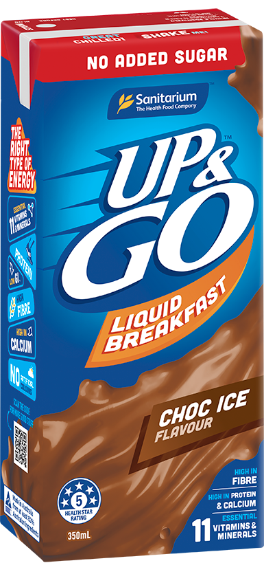 UP&GO™ No Added Sugar | Sanitarium Health Food Company