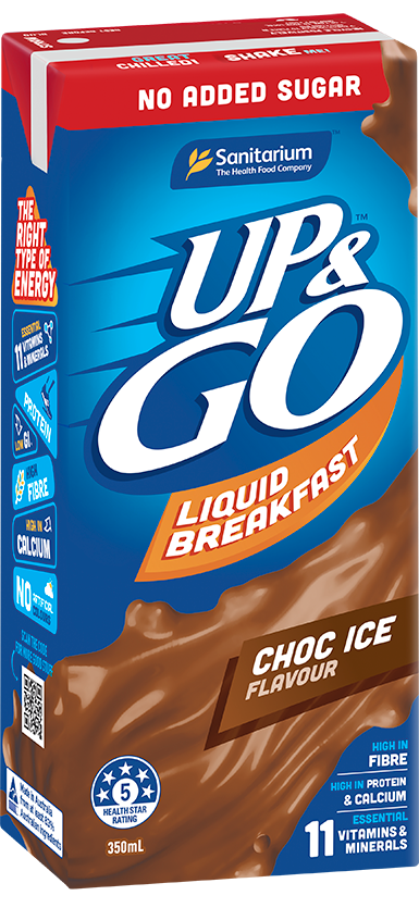 UP&GO No Added Sugar Choc Ice Flavour