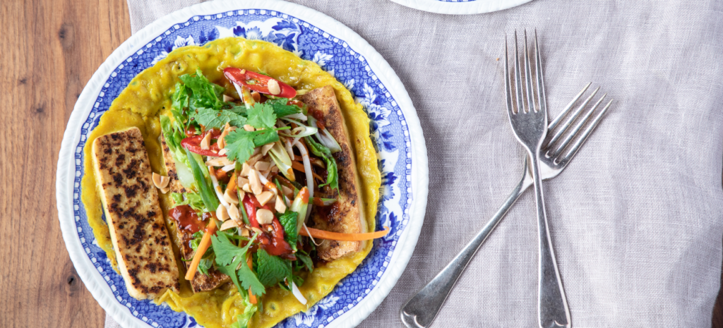 Bánh kếp đậu phụ Việt Nam