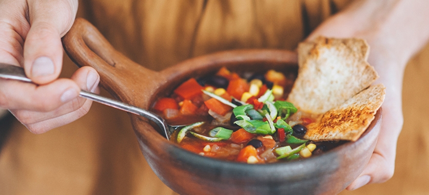 Souped-up Mexican tortilla bowl