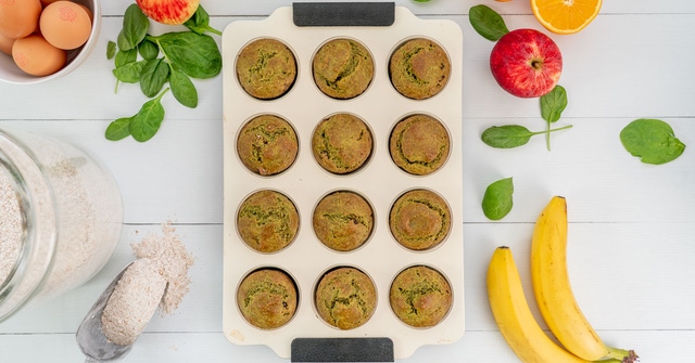 Green smoothie muffins