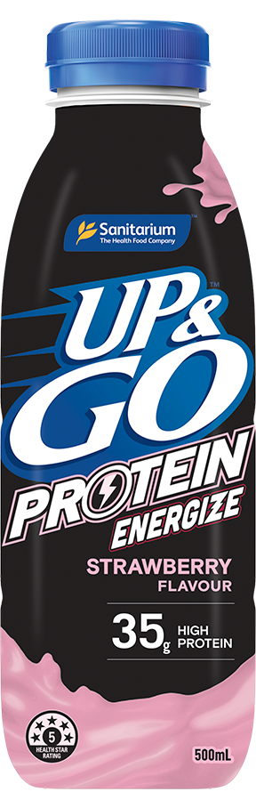UP&GO™ Protein Energize Strawberry Bottle