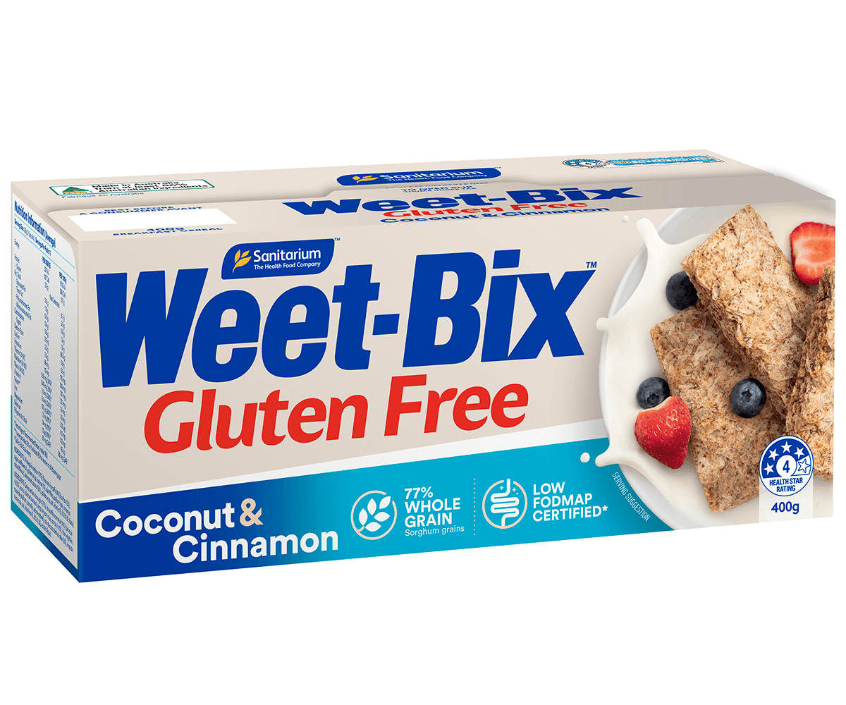 Weet-Bix™ Gluten Free with Cinnamon and Coconut