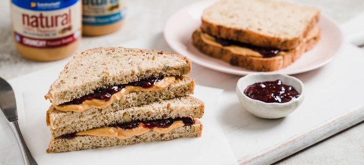 Peanut butter & jam sandwich