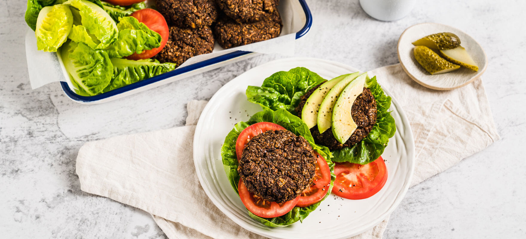 Mushroom & lentil patties