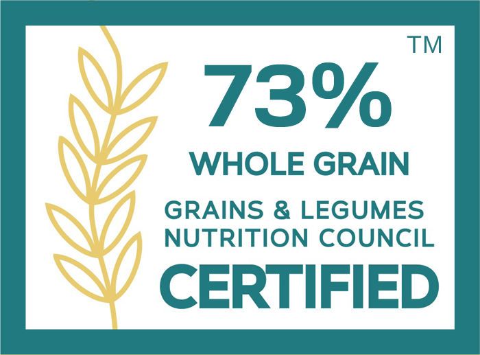 73% Whole Grain Certified