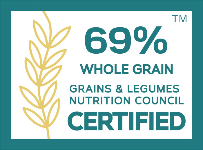 69% Whole Grain Certified
