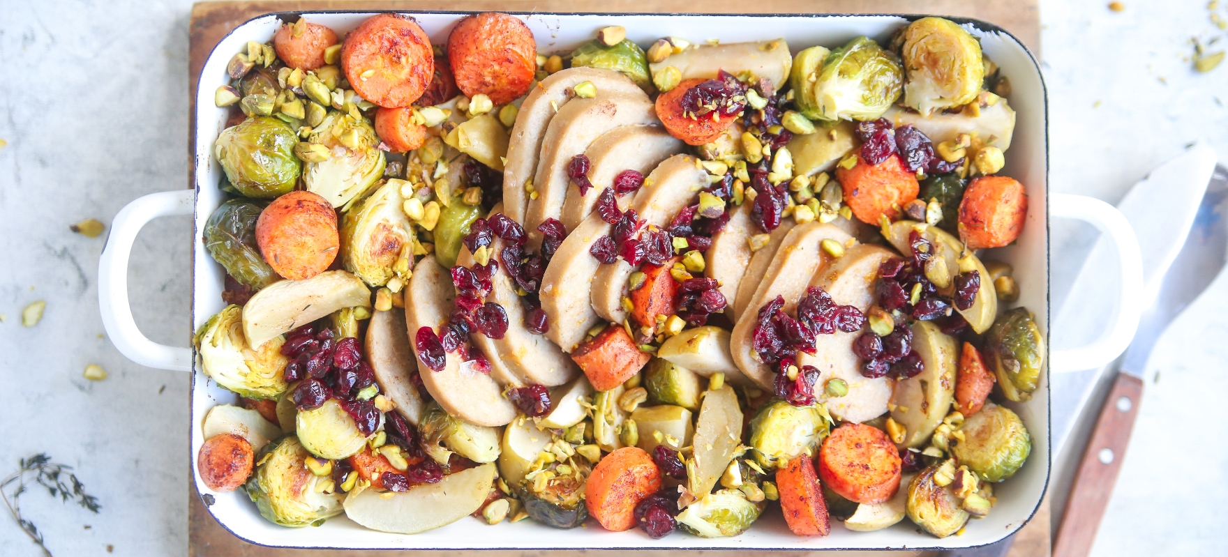 Vegie Roast with Brussels Sprouts