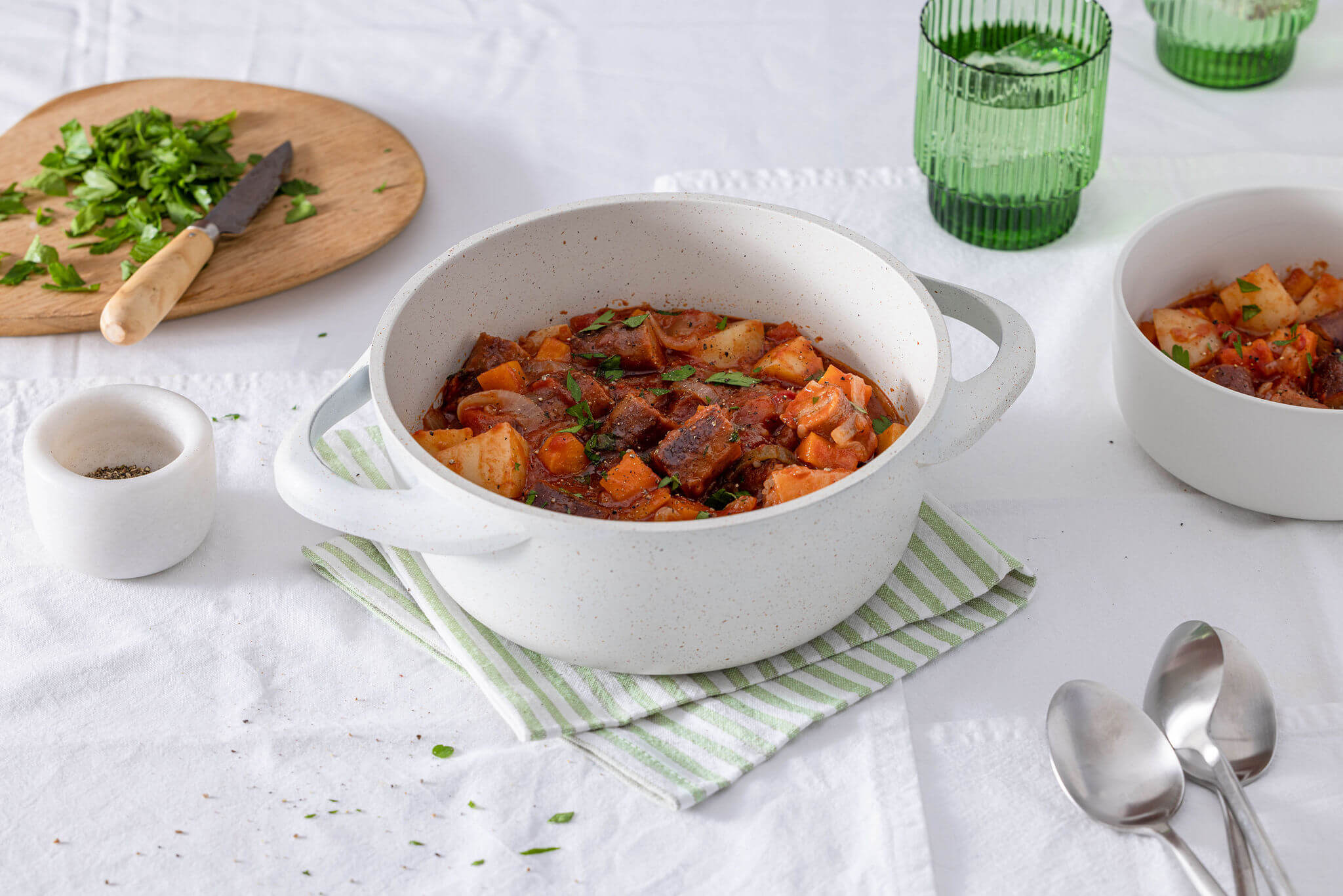 Simple Vegie Sausage Casserole