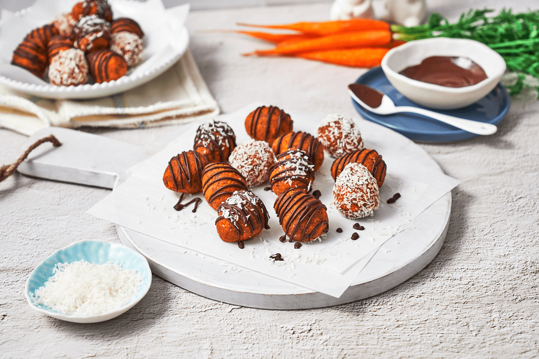 Carrot cake Easter bites
