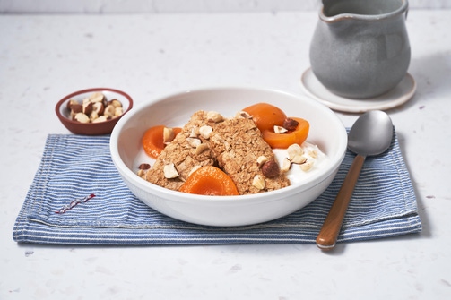 Weet-Bix™ with apricots and hazelnuts
