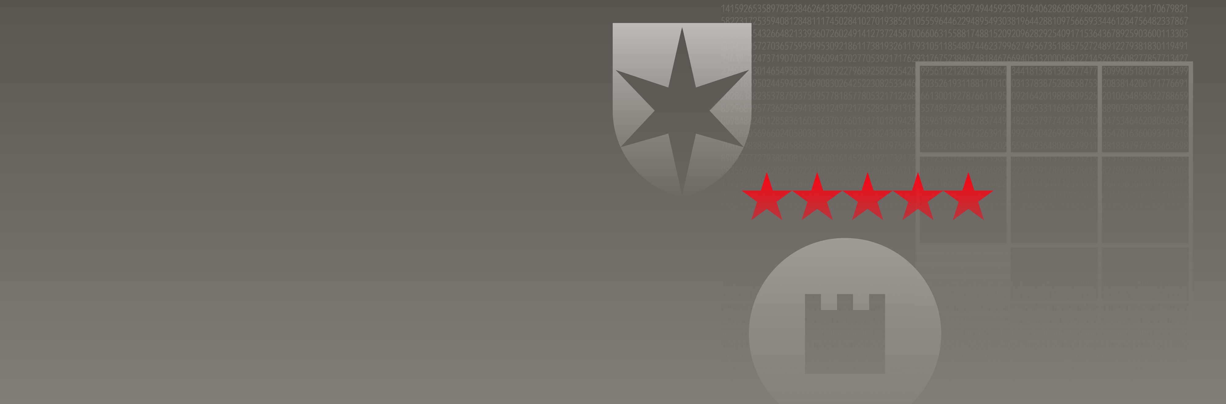 An illustration representing different Morningstar ratings.