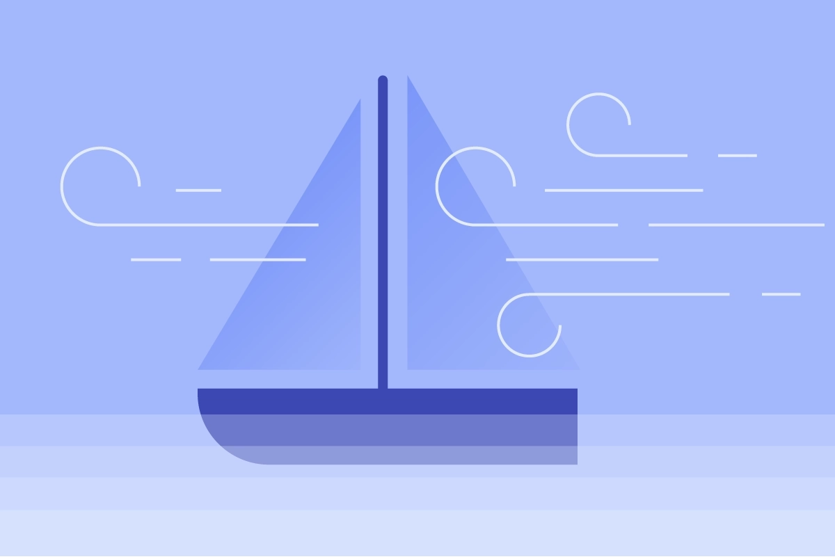 A decorative image of a boat for aesthetic purposes only.