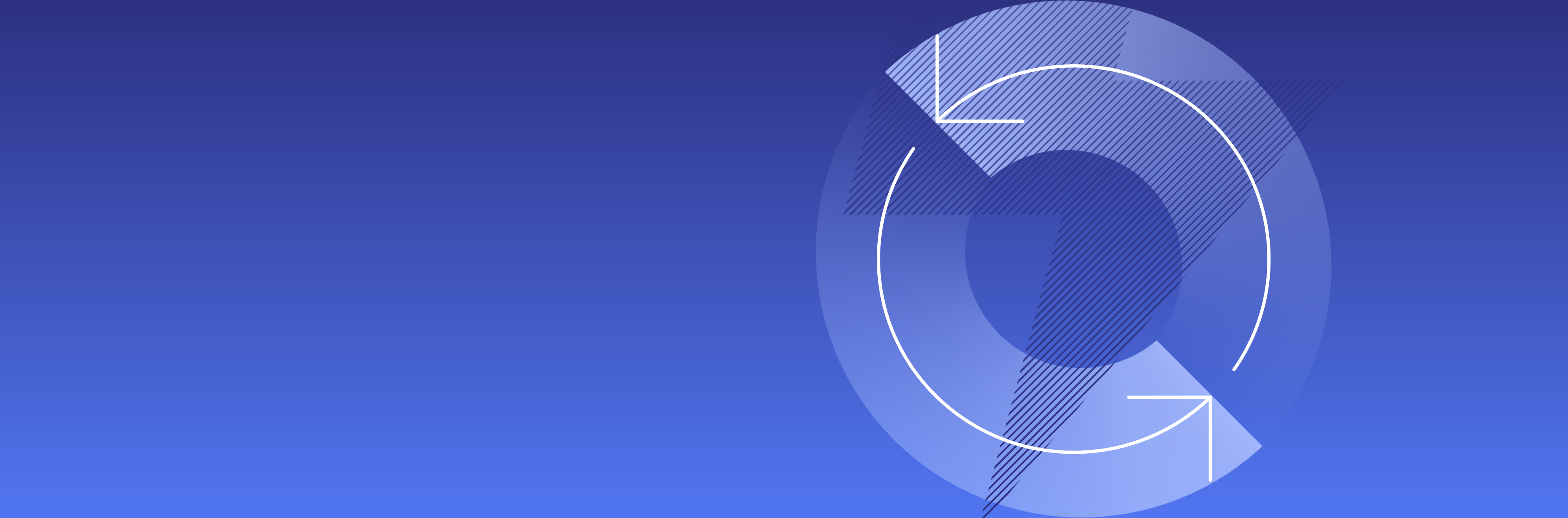 An illustration of a circle with arrows representing Morningstar’s Corporate Sustainability Report 2024.