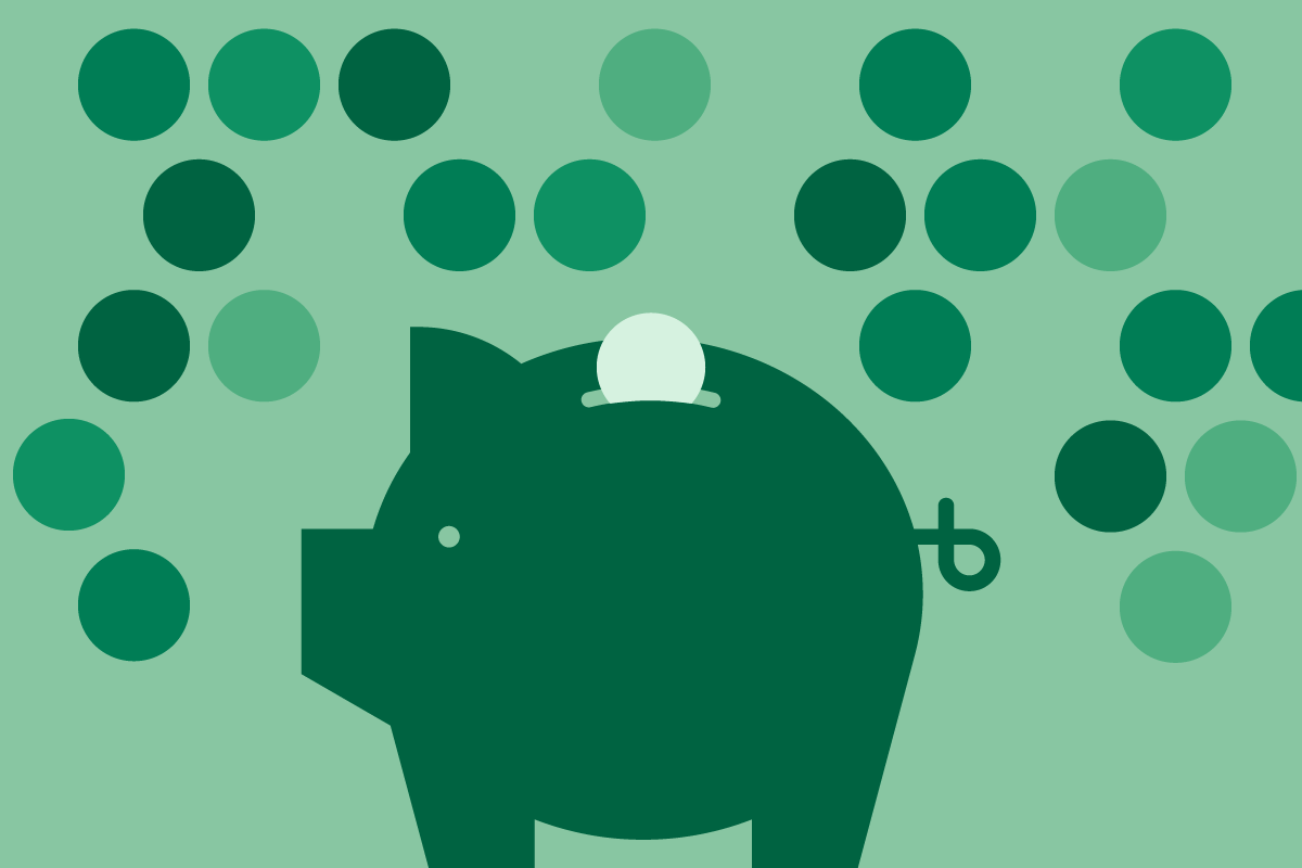 A decorative image of a piggy bank for aesthetic purposes only.