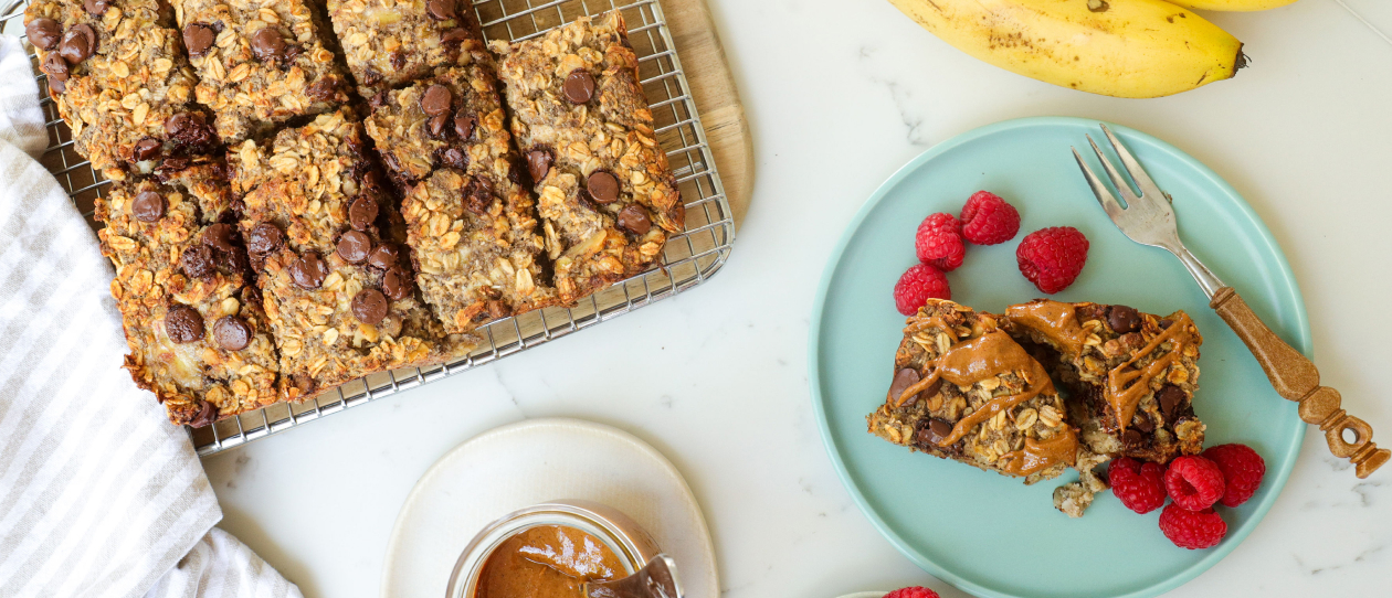 Banana bread baked oats recipe - Blackmores