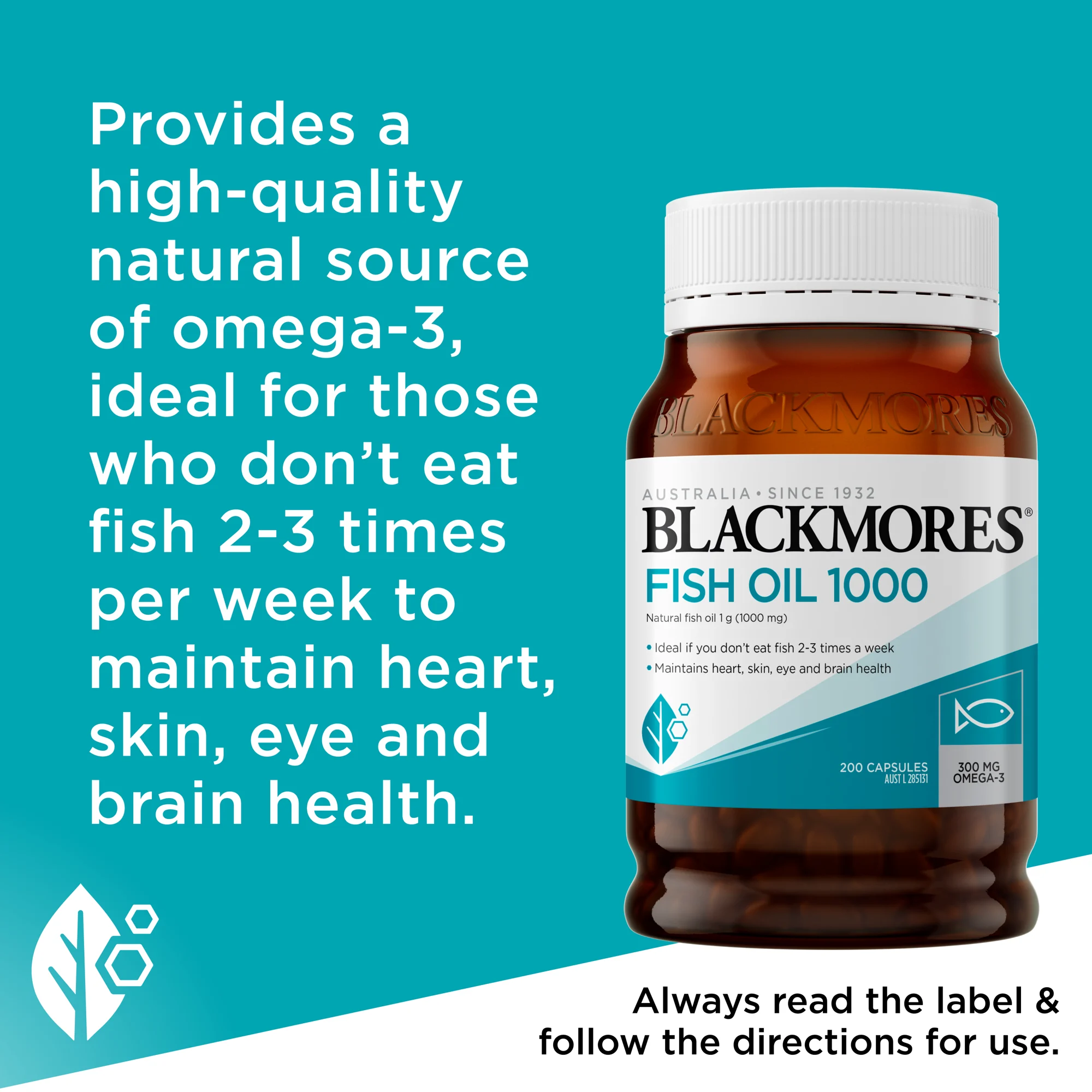 Blackmores Fish Oil 1000mg 30caps