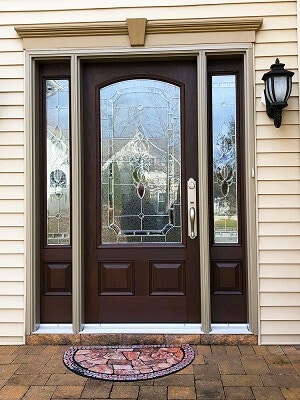 after image of egg harbor home with new fiberglass entry door and double hung window