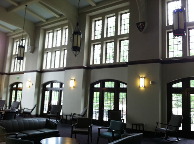 Interior of the Ruane Center for Humanities at Providence College
