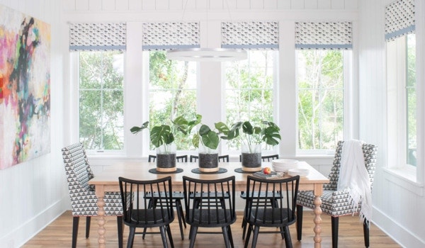 White kitchen windows with Low-E glass
