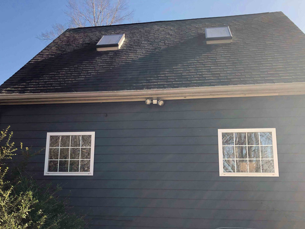 Side view of Encompass Series double-hung vinyl window replacement project in Charlottesville, VA