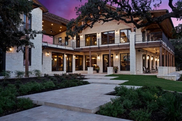 San Antonio, Texas mountain ranch home with beautiful windows 