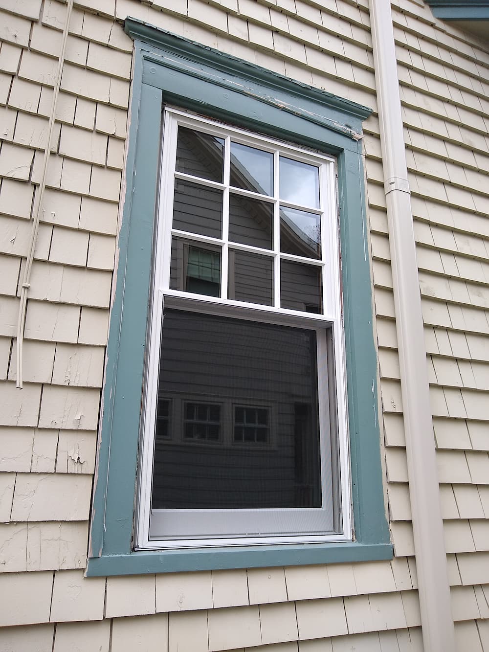 After view of side exterior window