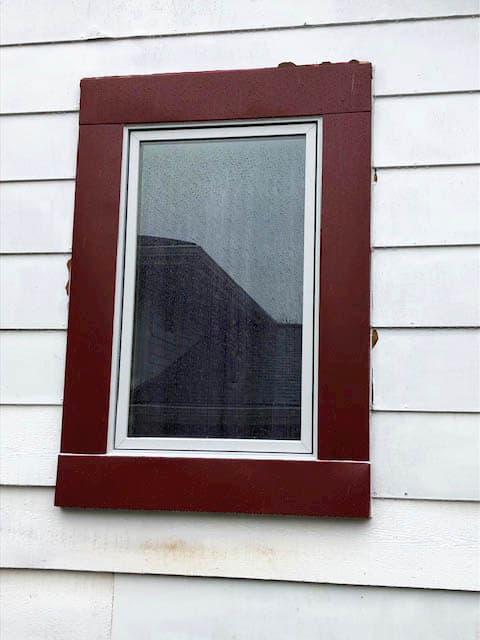 wood window outside