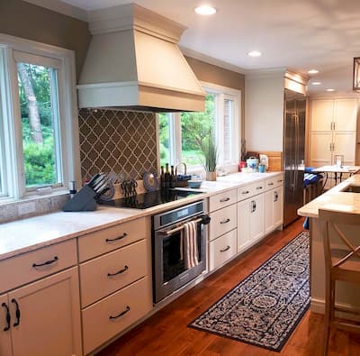 renovated kitchen with lifestyle windows