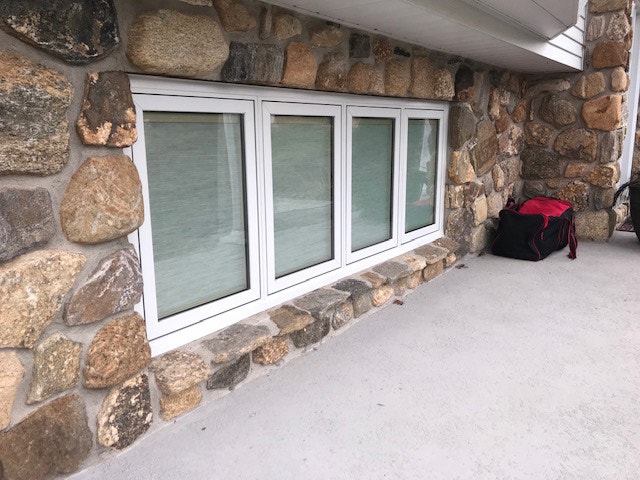 Triple-pane windows on Somers, CT, home