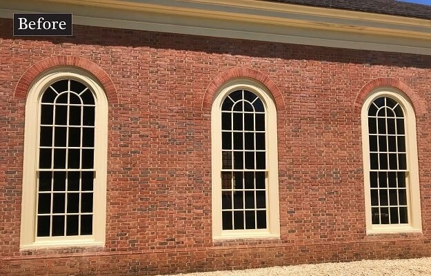 baptist church window replacement project