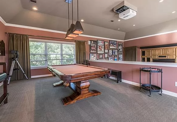 Recreational space in Austin home