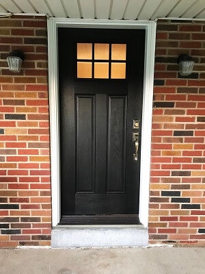 low maintenance fiberglass entry door replacement for york home
