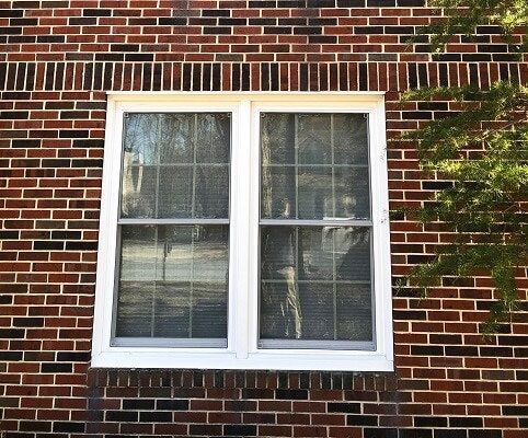 after image of vorhees home with new vinyl double hung window