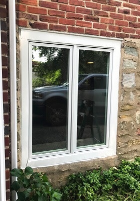 Wood Casement Window Replacement for Basement After