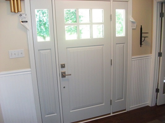inside after image of fogelsville home with new fiberglass entry door