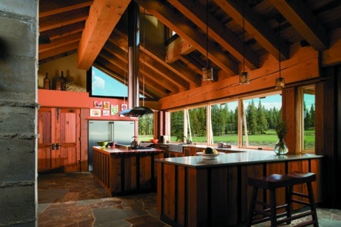 Adding natural elements to achieve craftsman style