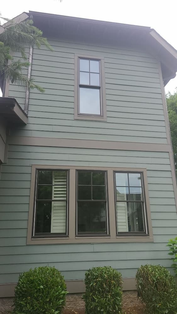 Full exterior view of Pella replacement windows
